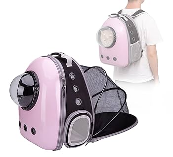 折り畳み ペットリュック 宇宙船のようなデザイン 通気性 ペットキャリーバッグ ペット鞄 宇宙船カプセル型 犬 猫 ネコ